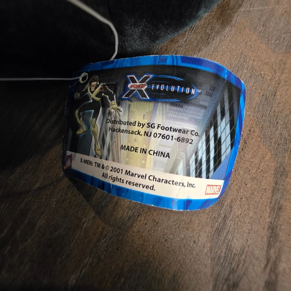 X-Men Evolution Cyclops Character‎ Plush Slippers Size Medium Kids Marvel